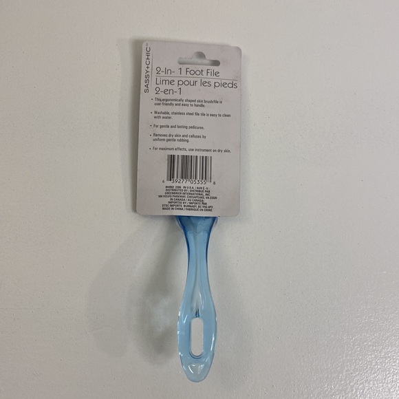 COPY - 2-In-1 Foot File New In Original Packaging BLUE - Picture 2 of 2